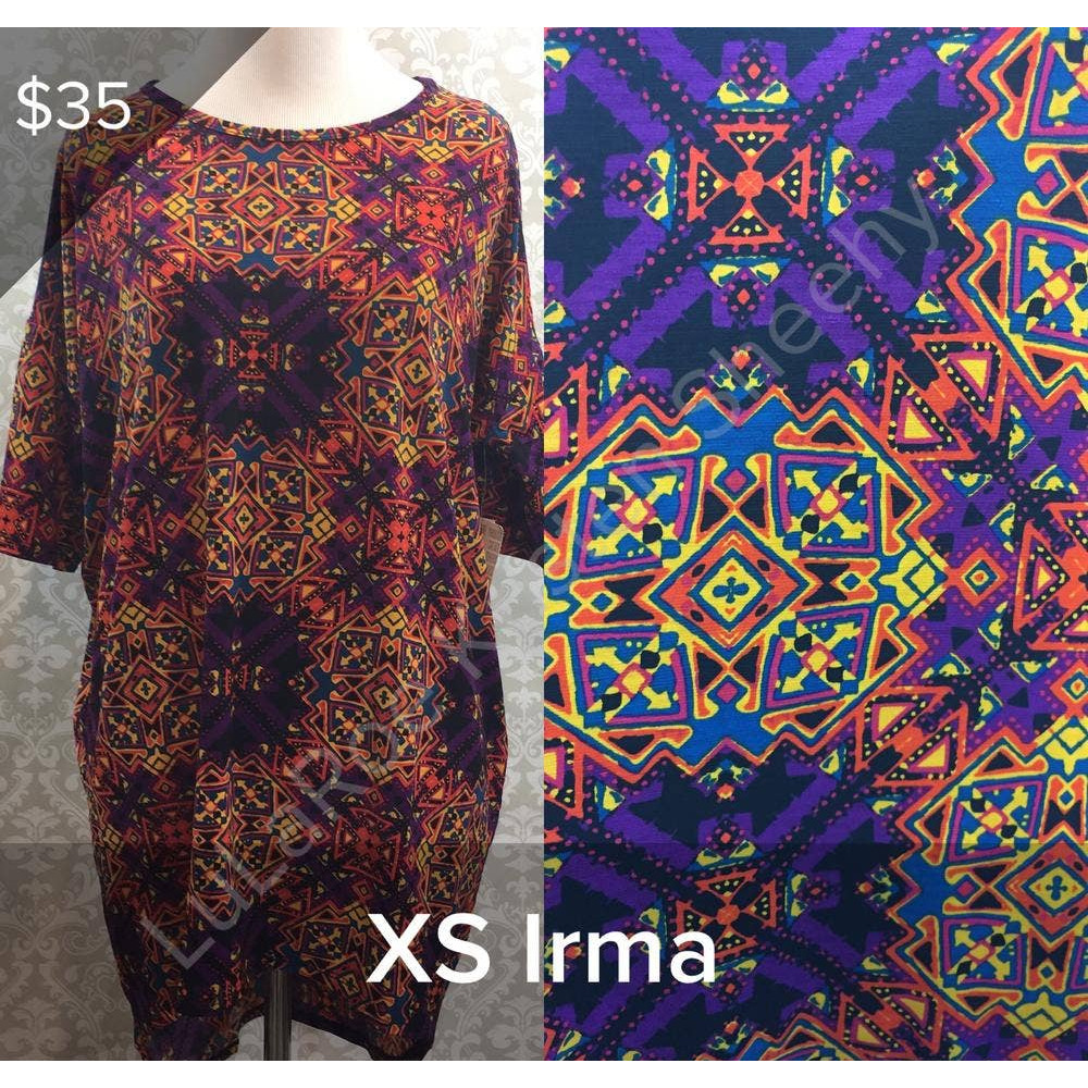 LuLaRoe Irma, XS, NWT